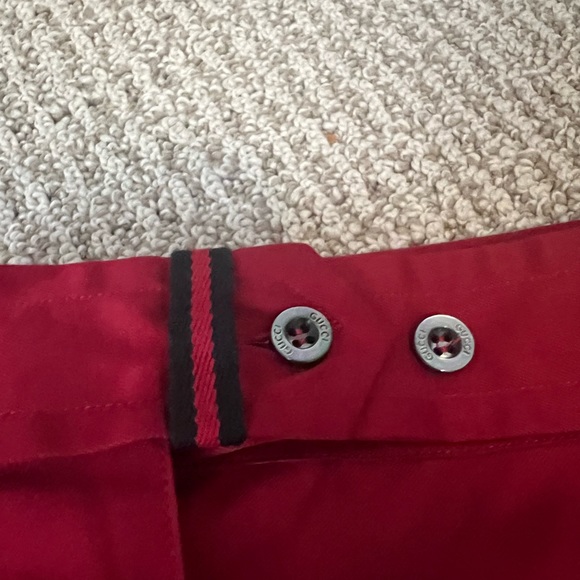 Men’s Gucci button down dress shirt in red size 43/17 - Picture 8 of 8